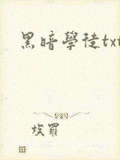 黑暗学徒txt