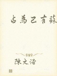 占为己有苏静初