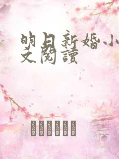 明日新婚小说全文阅读