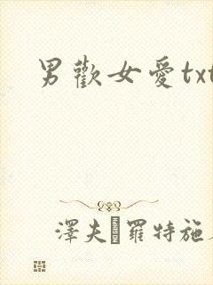 男欢女爱txt