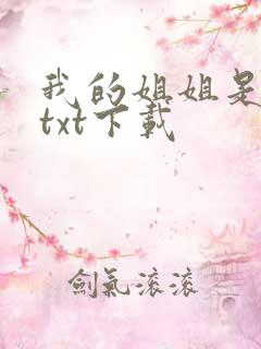 我的姐姐是美女txt下载