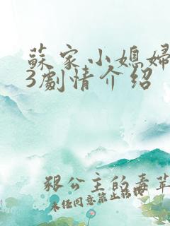 苏家小媳妇1v3剧情介绍