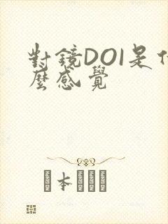 对镜DOI是什么感觉