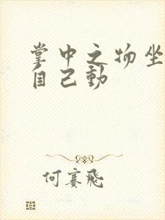 掌中之物坐上来自己动