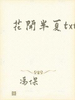 花开半夏txt