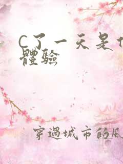 C了一天是什么体验