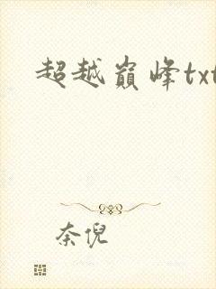 超越巅峰txt