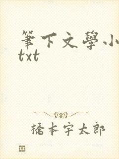 笔下文学小说网txt