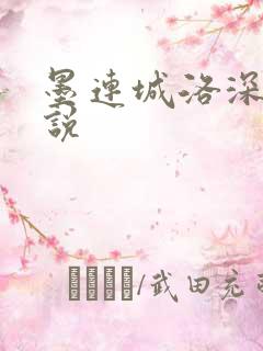 墨连城洛深深小说