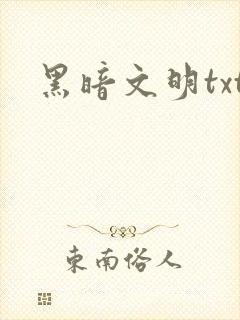黑暗文明txt
