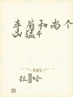 寺庙和尚个个很凶猛4