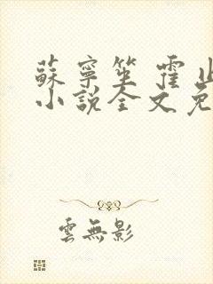 苏宁笙 霍止行小说全文免费阅读