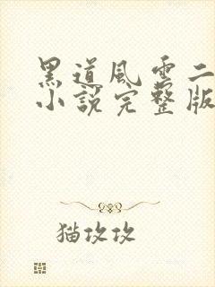 黑道风云二十年小说完整版