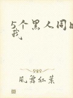 5个黑人同时玩我