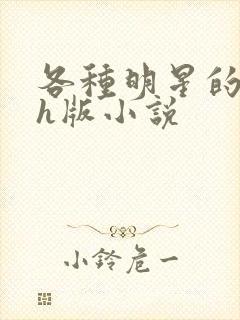 各种明星的综艺h版小说