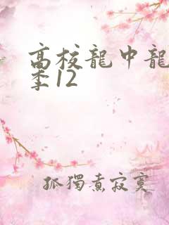 高校龙中龙第二季12