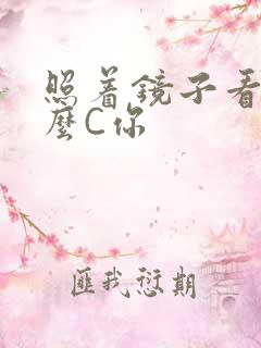 照着镜子看我怎么C你