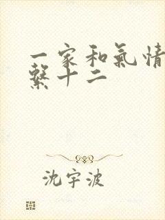 一家和气情乱关系十二