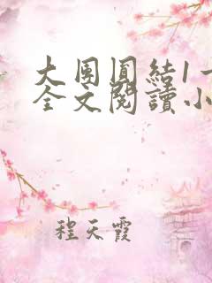 大团圆结1一6全文阅读小说