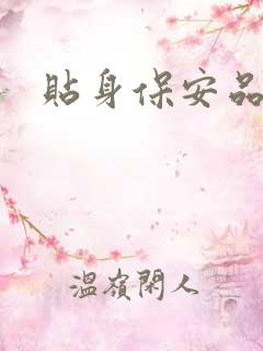 贴身保安品书网