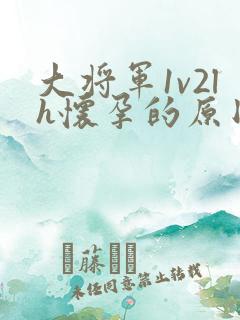 大将军1v2lh怀孕的原因