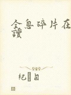 全息碎片在线阅读