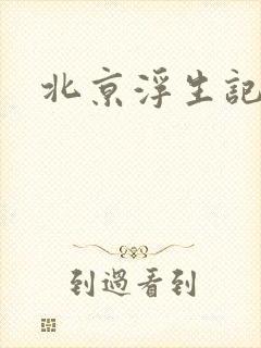 北京浮生记下载