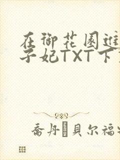 在御花园进入太子妃TXT下载