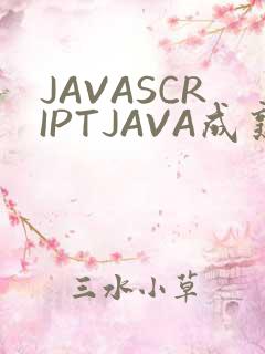 JAVASCRIPTJAVA成熟亲子
