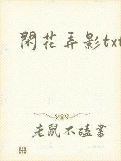 闲花弄影txt