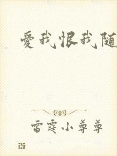 爱我恨我随便你