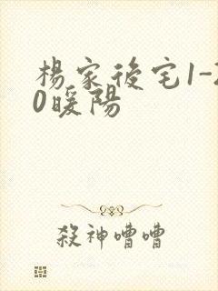 杨家后宅1-20暖阳