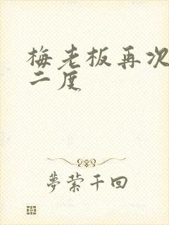 梅老板再次梅开二度