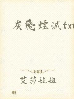灰飞烟灭txt