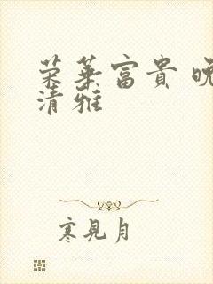 荣华富贵 晚歌清雅