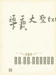 通天大圣txt下载