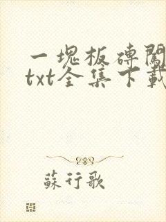 一块板砖闯仙界txt全集下载