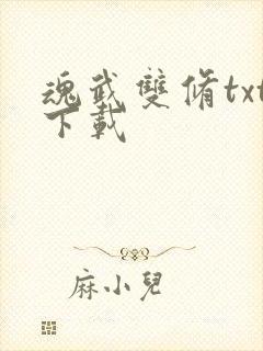 魂武双修txt下载