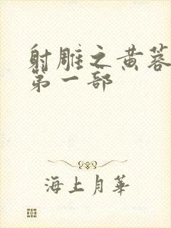 射雕之黄蓉新传第一部