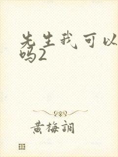 先生我可以上你吗2