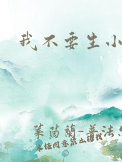 我不要生小孩儿