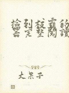 捡到校霸的控制器完整阅读