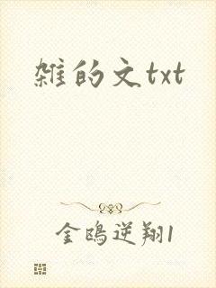 杂的文txt