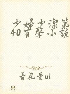 少妇少洁第1一40有声小说