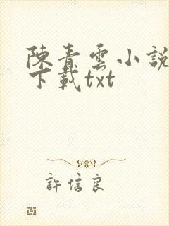 陈青云小说全集下载txt