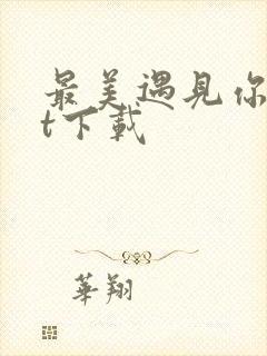 最美遇见你txt下载