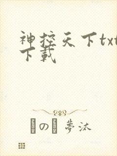 神控天下txt下载
