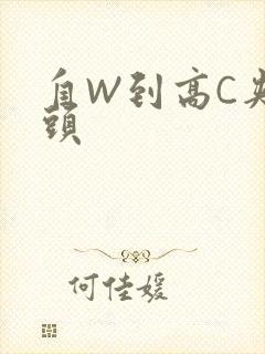 自W到高C夹枕头