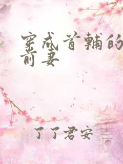 穿成首辅的炮灰前妻