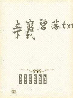 上穷碧落txt下载